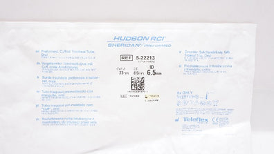 Teleflex 5-22213 Hudson RCI Preformed Cuffed Tracheal Tube 6.5ID x 8.9OD x 23mm